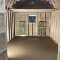 10'x12' High Barn Wood Panel Shed