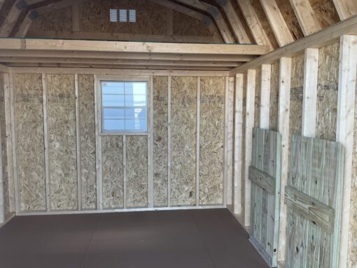 10'x12' High Barn Wood Panel Shed