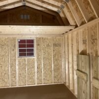 10'x12' High Barn Wood Panel Shed