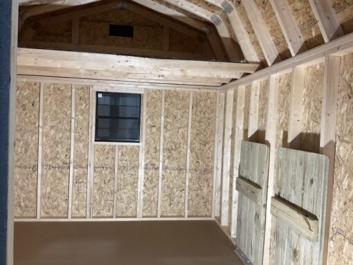 10'x12' High Barn Wood Panel Shed