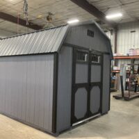 10'x12' High Barn Wood Panel Shed