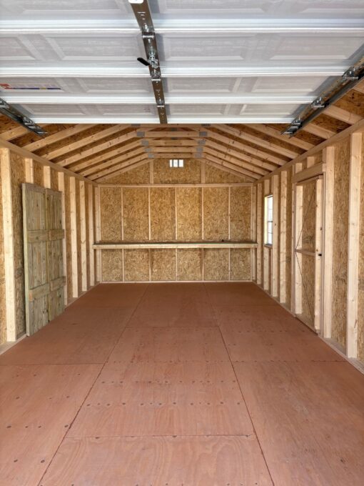 12'x24' Economy Ranch Wood Panel Garage