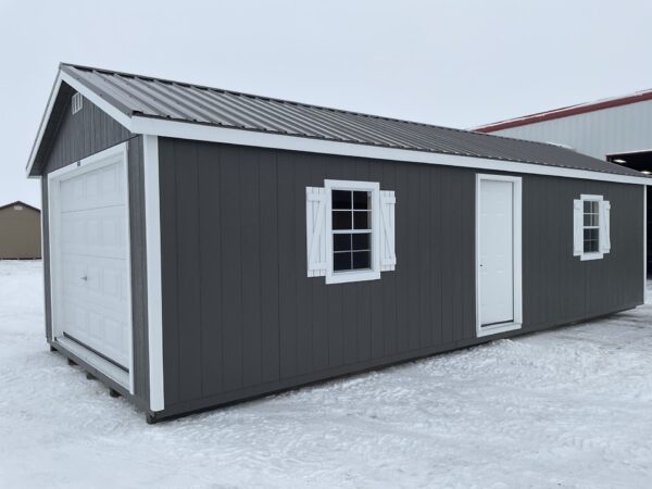 14'x32' Ranch Gable Wood Panel Garage