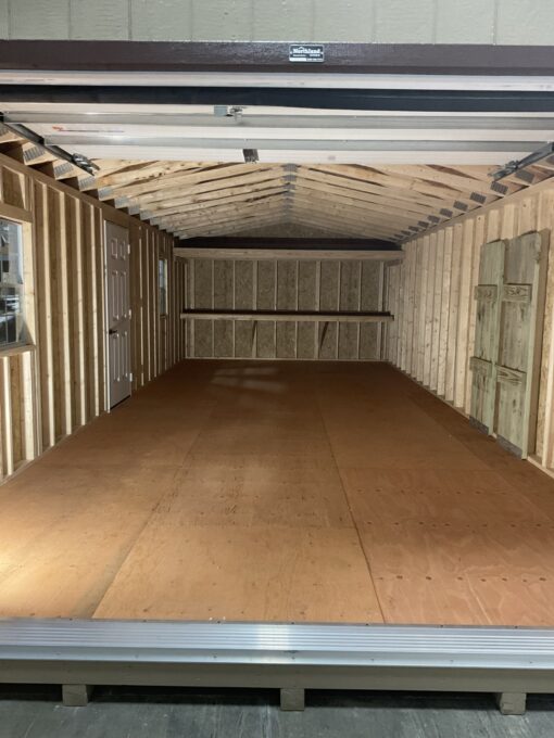 12'x28' Ranch Gable Wood Panel Garage