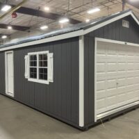 14'x32' Ranch Gable Wood Panel Garage