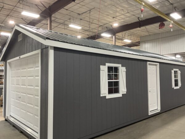 14'x32' Ranch Gable Wood Panel Garage