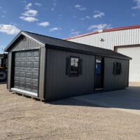 12'x28' Ranch Gable Wood Panel Garage
