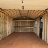 12'x28' Ranch Gable Wood Panel Garage