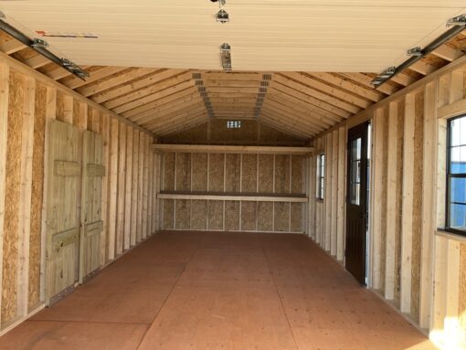 12'x28' Ranch Gable Wood Panel Garage