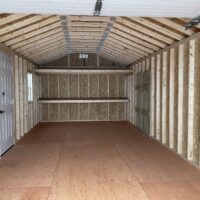 12'x28' Ranch Gable Wood Panel Garage