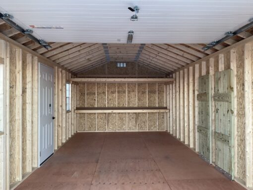 12'x24' Ranch Gable Wood Panel Garage