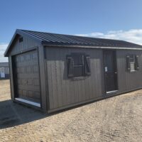 12'x24' Ranch Gable Wood Panel Garage