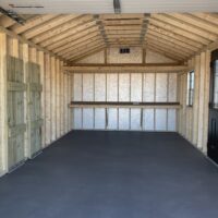 12'x24' Ranch Gable Wood Panel Garage