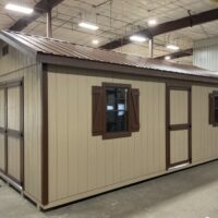 12'x24' Ranch Gable Wood Panel Shed