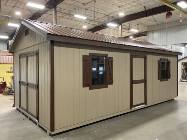 12'x24' Ranch Gable Wood Panel Shed