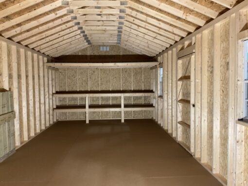 12'x24' Ranch Gable Wood Panel Shed