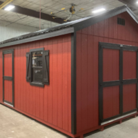 12'x24' Ranch Gable Wood Panel Shed