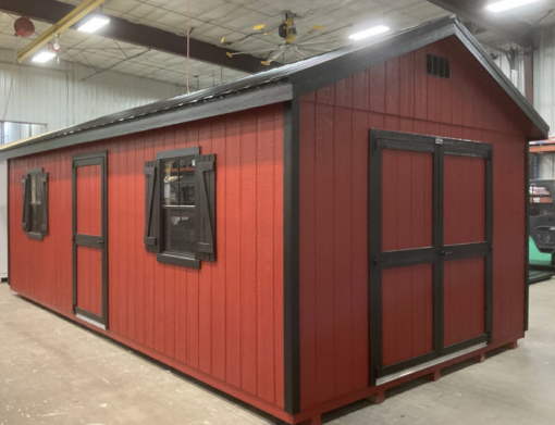 12'x24' Ranch Gable Wood Panel Shed