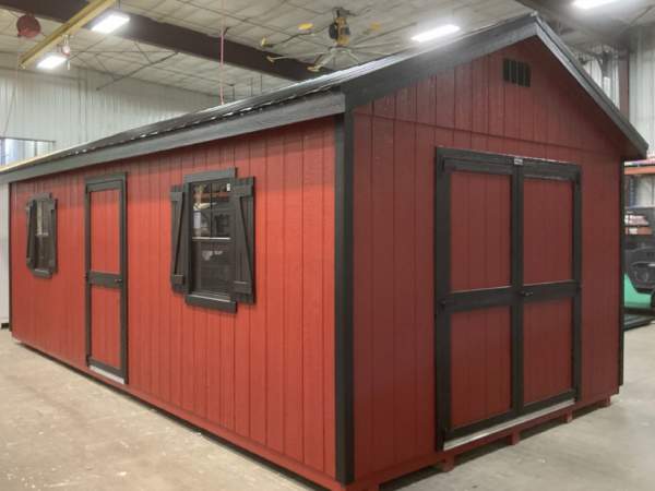 12'x24' Ranch Gable Wood Panel Shed