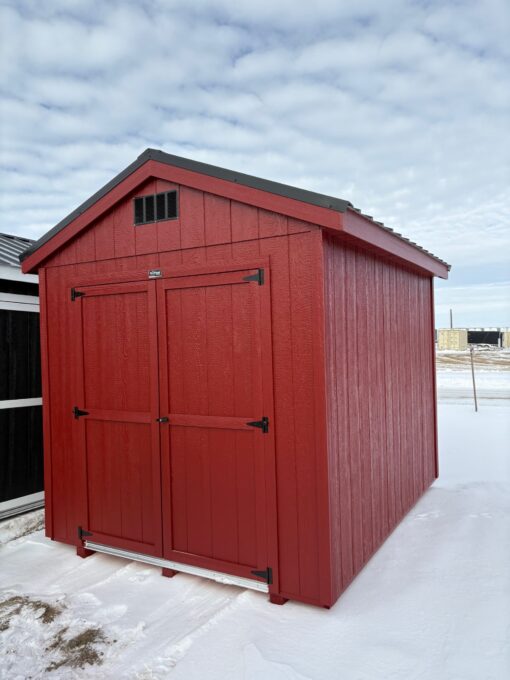 8'x10' Economy Ranch Gable Wood Shed