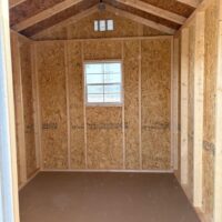 8'x10' Economy Ranch Gable Wood Shed