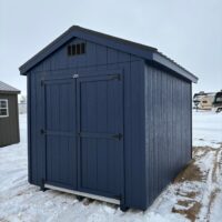 8'x12' Economy Ranch Gable Wood Shed