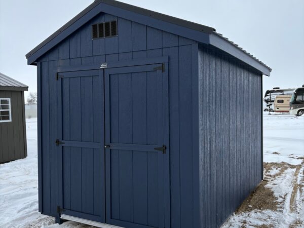 8'x12' Economy Ranch Gable Wood Shed