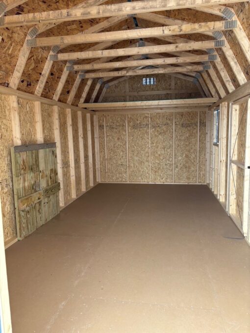 10'x20' Economy High Barn Wood Shed