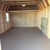 12'x20' Economy High Barn Wood Shed