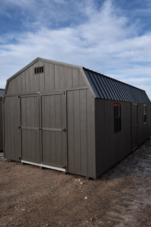 12'x24' Economy High Barn Wood Shed
