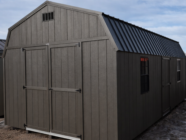 12'x24' Economy High Barn Wood Shed