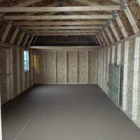12'x24' Economy High Barn Wood Shed