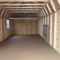 12'x24' Economy High Barn Wood Shed