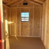 8'x10' Economy Ranch Gable Wood Shed