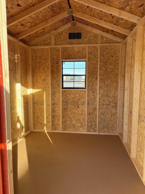 8'x10' Economy Ranch Gable Wood Shed