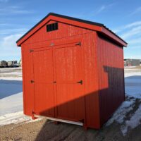 8'x10' Economy Ranch Gable Wood Shed