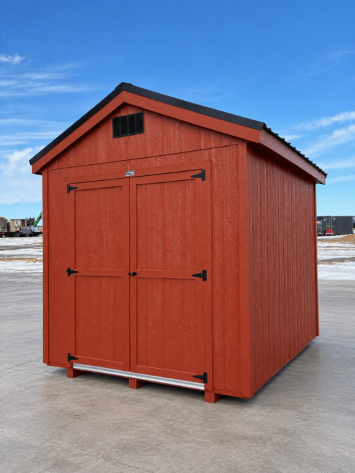 8'x10' Economy Ranch Gable Wood Shed