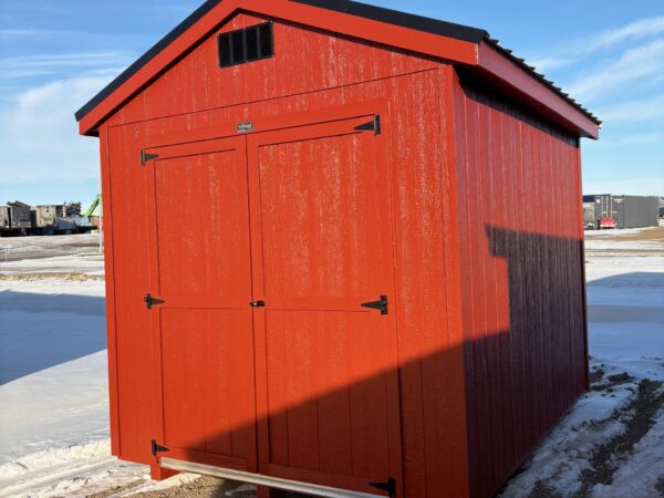 8'x10' Economy Ranch Gable Wood Shed