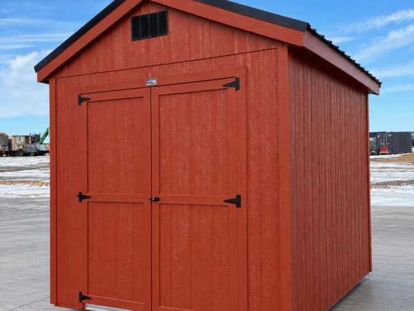 8'x10' Economy Ranch Gable Wood Shed