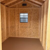 8'x10' Economy Ranch Gable Wood Shed