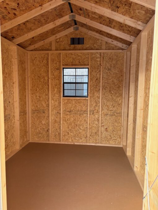 8'x10' Economy Ranch Gable Wood Shed