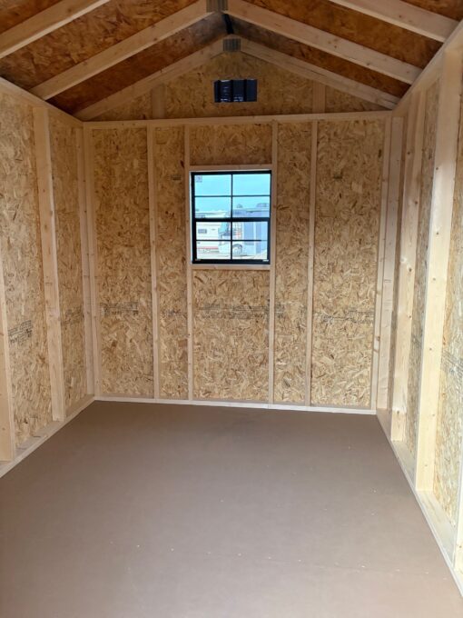 8'x10' Economy Ranch Gable Wood Shed