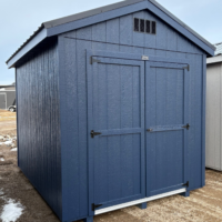 8'x10' Economy Ranch Gable Wood Shed