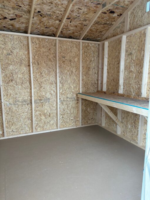 10'x12' Economy Ranch Gable Wood Shed