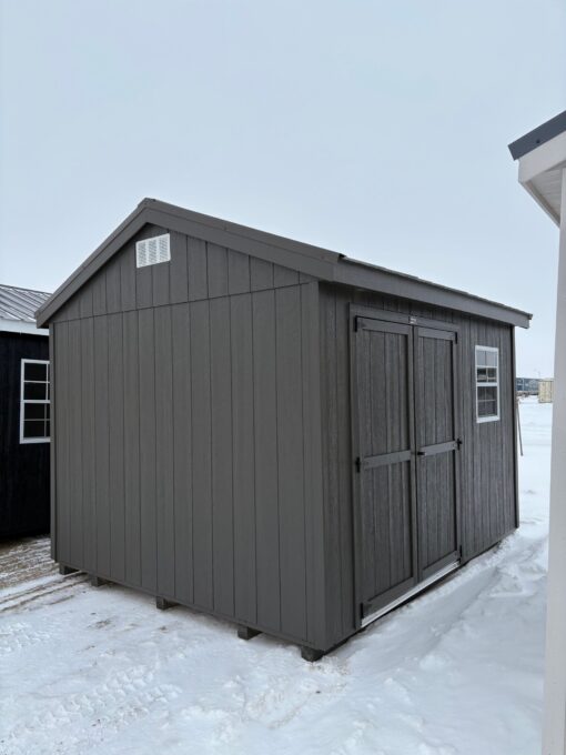 10'x12' Economy Ranch Gable Wood Shed