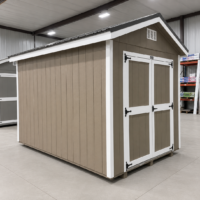8'x12' Ranch Gable Wood Panel Shed
