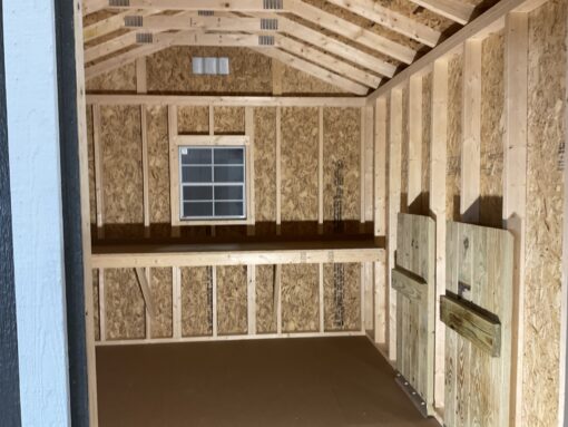 10'x12' Ranch Gable Wood Panel Shed