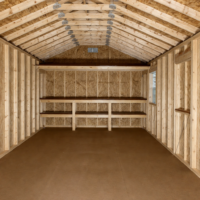 12'x24' Ranch Gable Wood Panel Shed