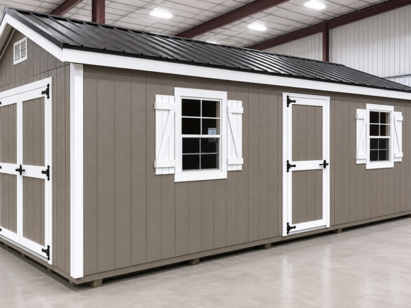 12'x24' Ranch Gable Wood Panel Shed