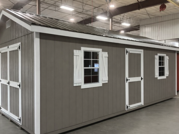 12'x24' Ranch Gable Wood Panel Shed